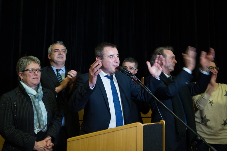 Frédéric Barbier, vainqueur des législatives partielle du 8 février 2015 dans le Doubs, contre le FN.